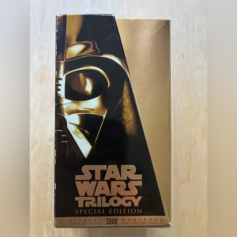 The VHS Star Wars Trilogy 1997 Special Edition box set, released by 20th Century